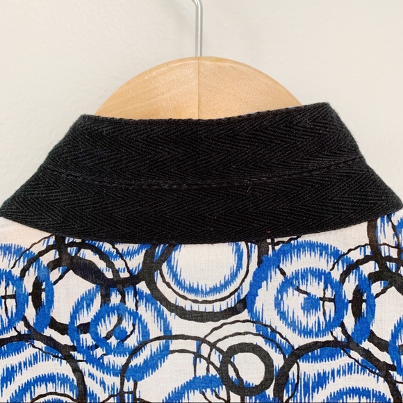 Michael Kors Cotton Patterned Tunic Sz S - Picture 9 of 11